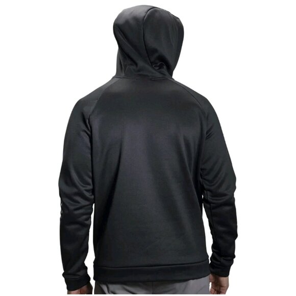 BAUER Men's Black Hoodie Long sleeve Fleece Sweatshirt Athletic Hockey Sz 2XL - Picture 3 of 3